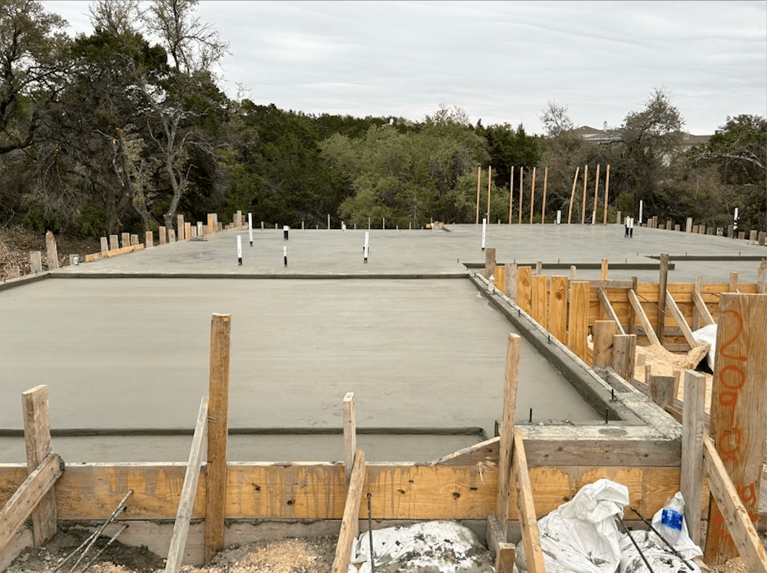 Foundation concrete construction by MillMark in Austin, TX